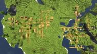 Two villages next to each other (Image via Mojang)